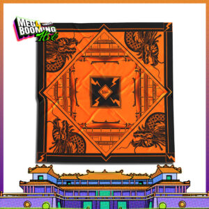 KHĂN BANDANA MEGA BOOMING - CAM ĐEN